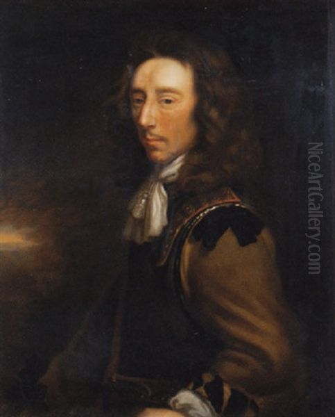 Portrait Of Algernon Sidney Oil Painting by Justus van (Verus ab) Egmont