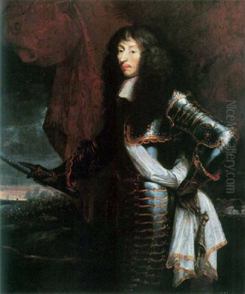 Retrato De Luis Ii De Borbon, El Gran Conde Oil Painting by Justus van (Verus ab) Egmont