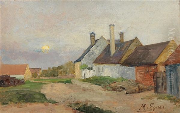 Evening In Brittany Oil Painting by Marie Egner