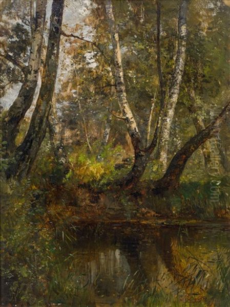 Waldwinkel Oil Painting by Marie Egner