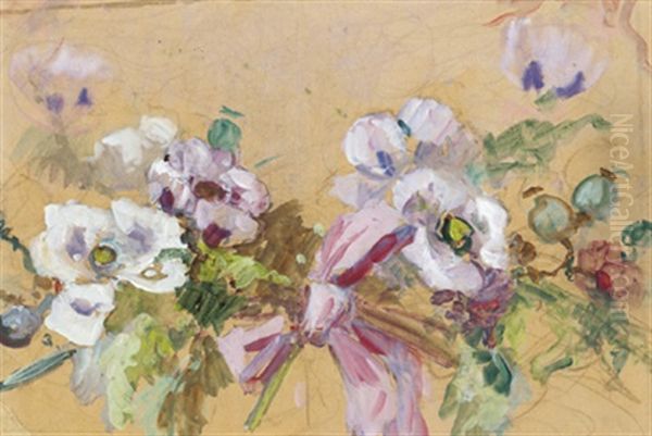 Mohnblumen Oil Painting by Marie Egner