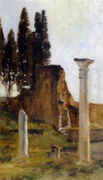 Rom, Palatin Oil Painting by Marie Egner