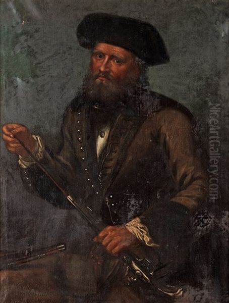 Peder Frostare, Karl Xi:s Stallknekt Oil Painting by David Klocker Von Ehrenstrahl