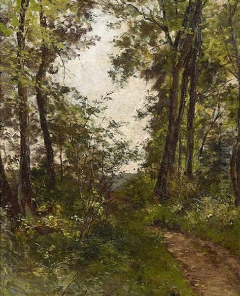 Waldweg by Hermann Eichfeld