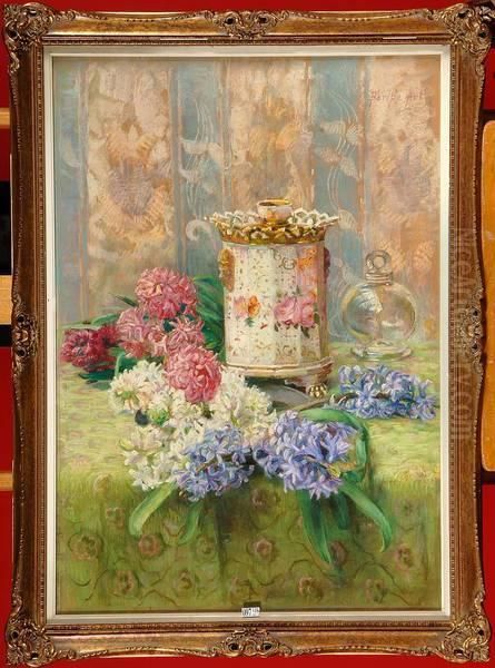 Nature Morte Aux Fleurs Oil Painting by Berthe Art