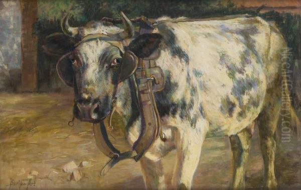 Vache Oil Painting by Berthe Art