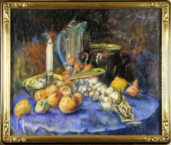 Nature Morte. Oil Painting by Berthe Art