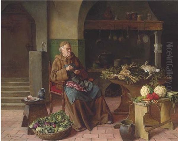 The Secret Ingredient Oil Painting by Erwin Eichinger