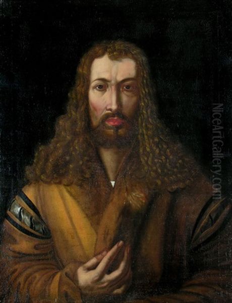 Selbstportrait Albrecht Durers Oil Painting by Gottfried Eichler the Elder