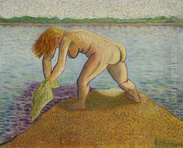 Bather Oil Painting by Louis Michel Eilshemius