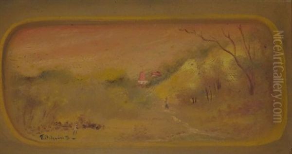 Landscape With Windmill Oil Painting by Louis Michel Eilshemius