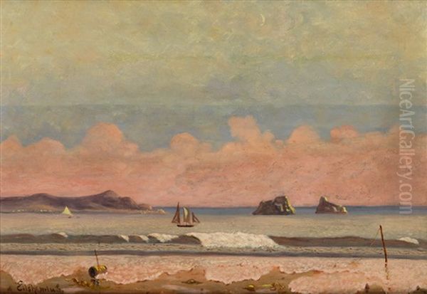 Seascape Oil Painting by Louis Michel Eilshemius