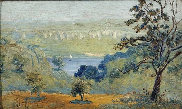 Yonkers, Palisades, N.y Oil Painting by Louis Michel Eilshemius