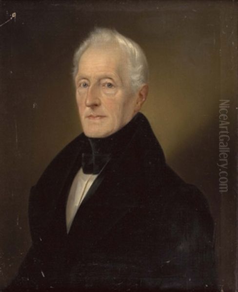 Portrait Von Josef Reichsgraf Beckers Zu Westerstetten (1764 - 1840) Oil Painting by Anton Einsle