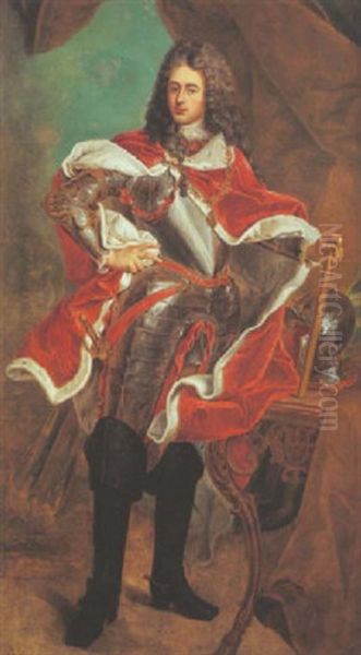 Portrait De Francois-hugues-emmanuel-ignace, Prince De Nassau-siegen Oil Painting by Francois Eisen