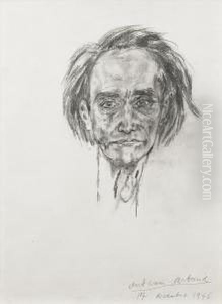 Autoportrait Oil Painting by Antonin Artaud