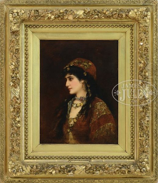 Gypsy Woman Oil Painting by Emile Eisman-Semenowsky