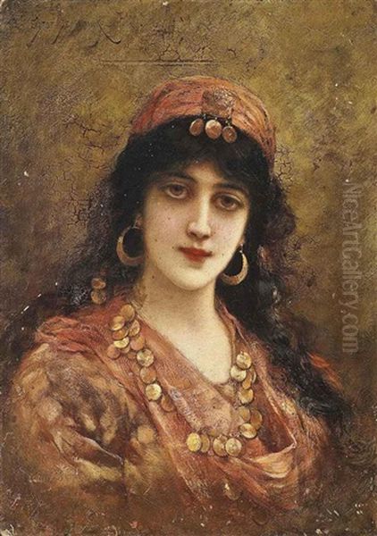 An Eastern Beauty by Emile Eisman-Semenowsky