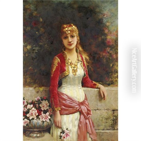 The Young Beauty Oil Painting by Emile Eisman-Semenowsky