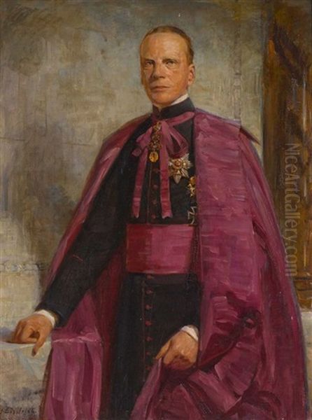 Prinz Georg Von Bayern Oil Painting by Hermann Eissfeldt