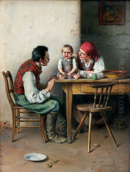 Parents' Pride Oil Painting by Franz Ejsmond