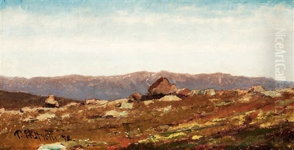 Gaustafjell, Norge Oil Painting by Per Ekstroem