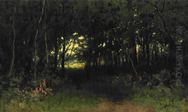 Motiv Fran Sous Bois, Saint Germain En Laye Oil Painting by Per Ekstroem