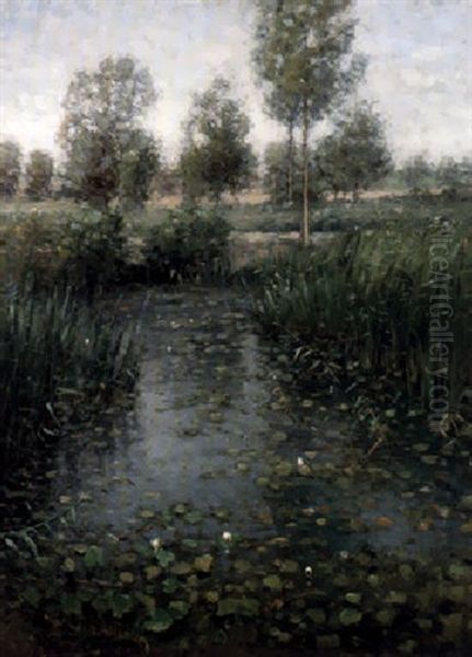 Sommarlandskap, Chantilly Oil Painting by Per Ekstroem