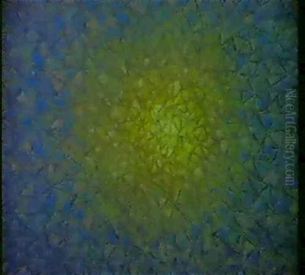 Kaleidoskopisk Komposition Mot Solljus Oil Painting by Per Ekstroem