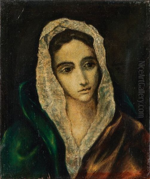 Weibliche Heilige Oil Painting by  El Greco