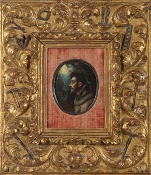 Saint Francois Oil Painting by  El Greco