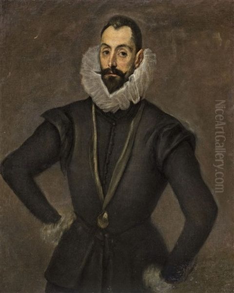 Portrait Of A Gentleman Oil Painting by  El Greco