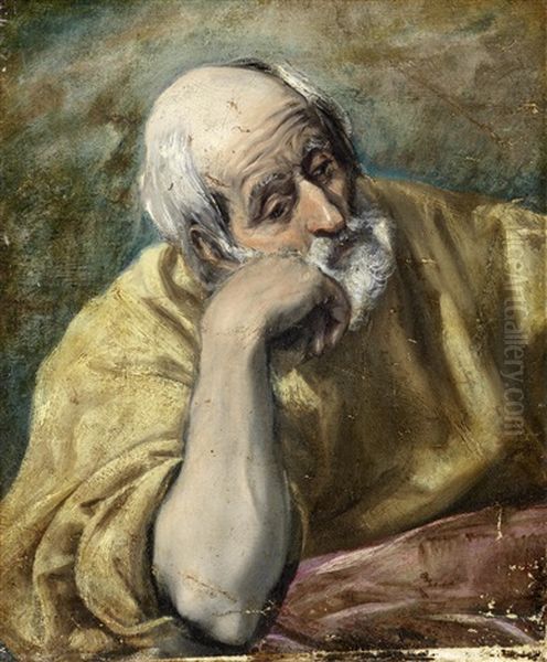 Saint Peter Oil Painting by  El Greco