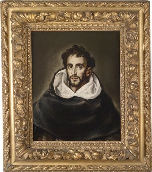 Portrat Des Fray Hortensio Felix Paravicino Oil Painting by  El Greco