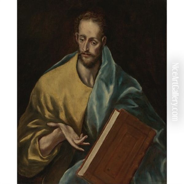 St. James The Minor Oil Painting by  El Greco