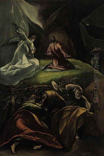 The Agony In The Garden by  El Greco