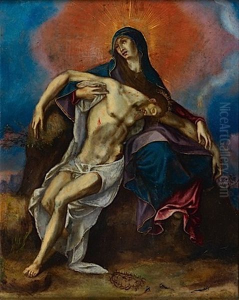 Pieta Oil Painting by  El Greco