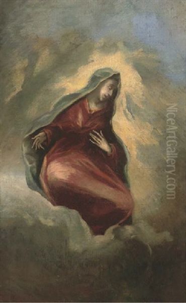 The Assumption Of The Virgin Oil Painting by  El Greco