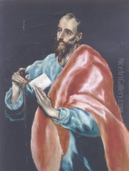 Saint Paul Oil Painting by  El Greco