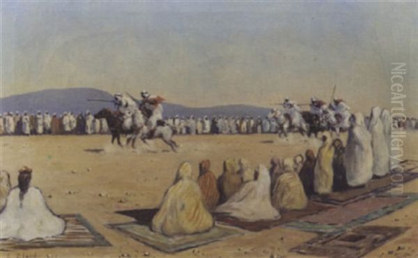 Horse Racing In Northern Africa by Leo Eland