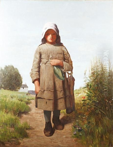 On The Way Home Oil Painting by William Artingstall