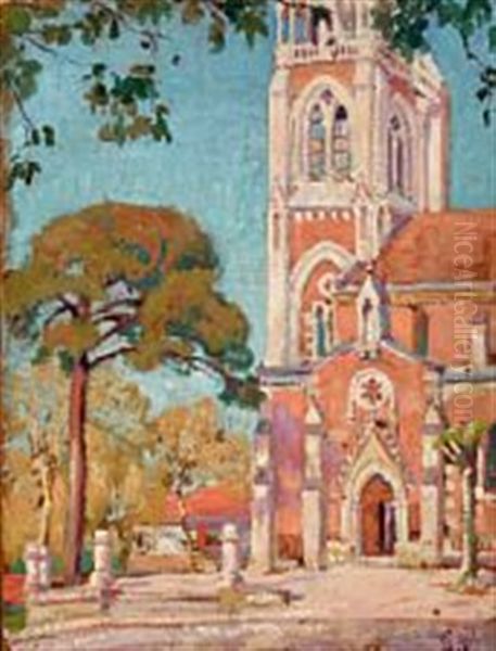 Arcachon Oil Painting by Lili Elbe