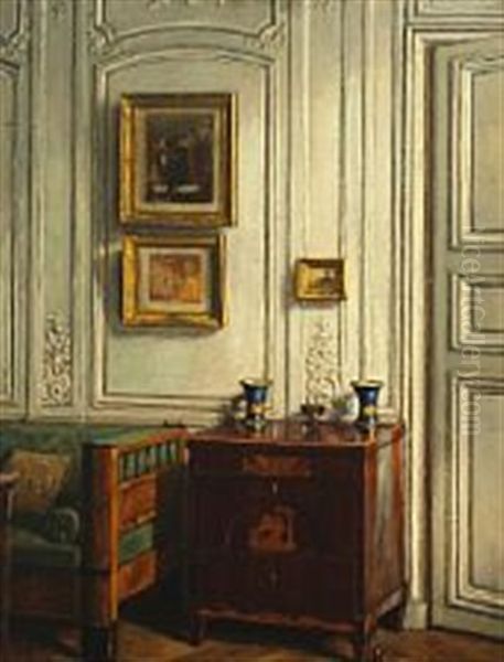 Interior At 24, Rue Visconti, Paris by Lili Elbe