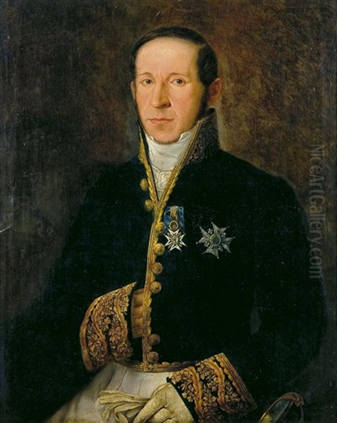 Retrato De D. Eduardo Latorre Y Perez, Corregidor De Madrid by Jose Elbo