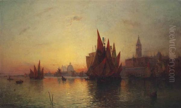 Venice Oil Painting by Lemuel D. Eldred