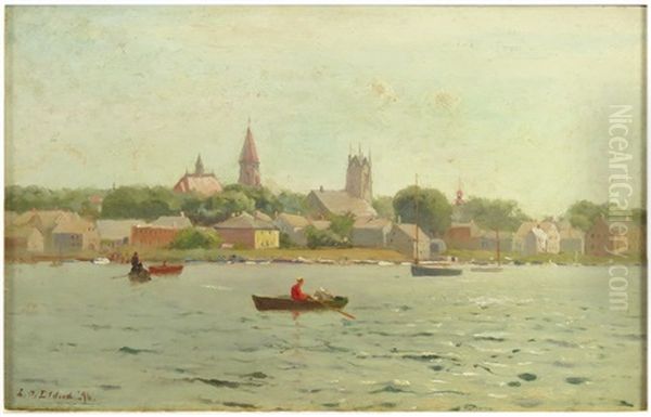 View Of Fair Haven, Mass Oil Painting by Lemuel D. Eldred