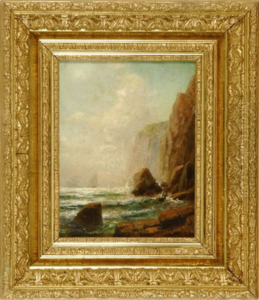 Coastal Scene (grand Manan?) Oil Painting by Lemuel D. Eldred