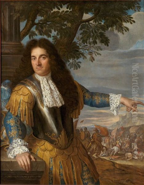 Bildnis Des Louis Joseph De Bourbon Oil Painting by Louis Ferdinand Elle the Younger