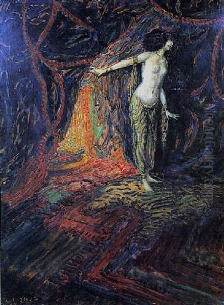 Salome Oil Painting by  Eller (Lucien Roudier)