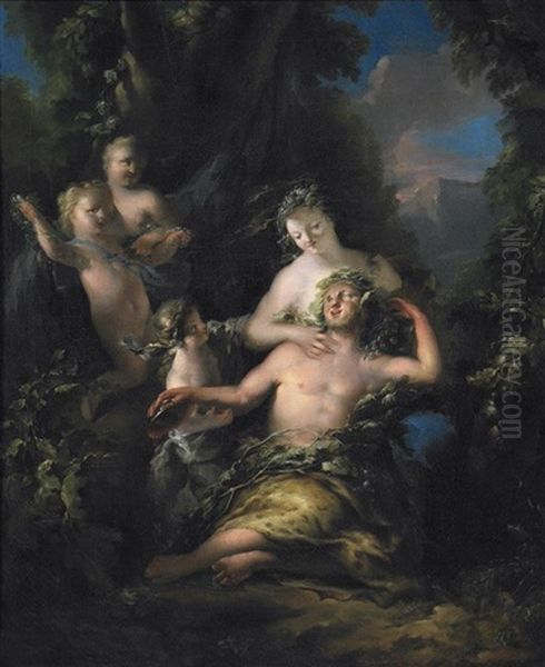 Bacchanal Oil Painting by Ottmar Elliger the Younger